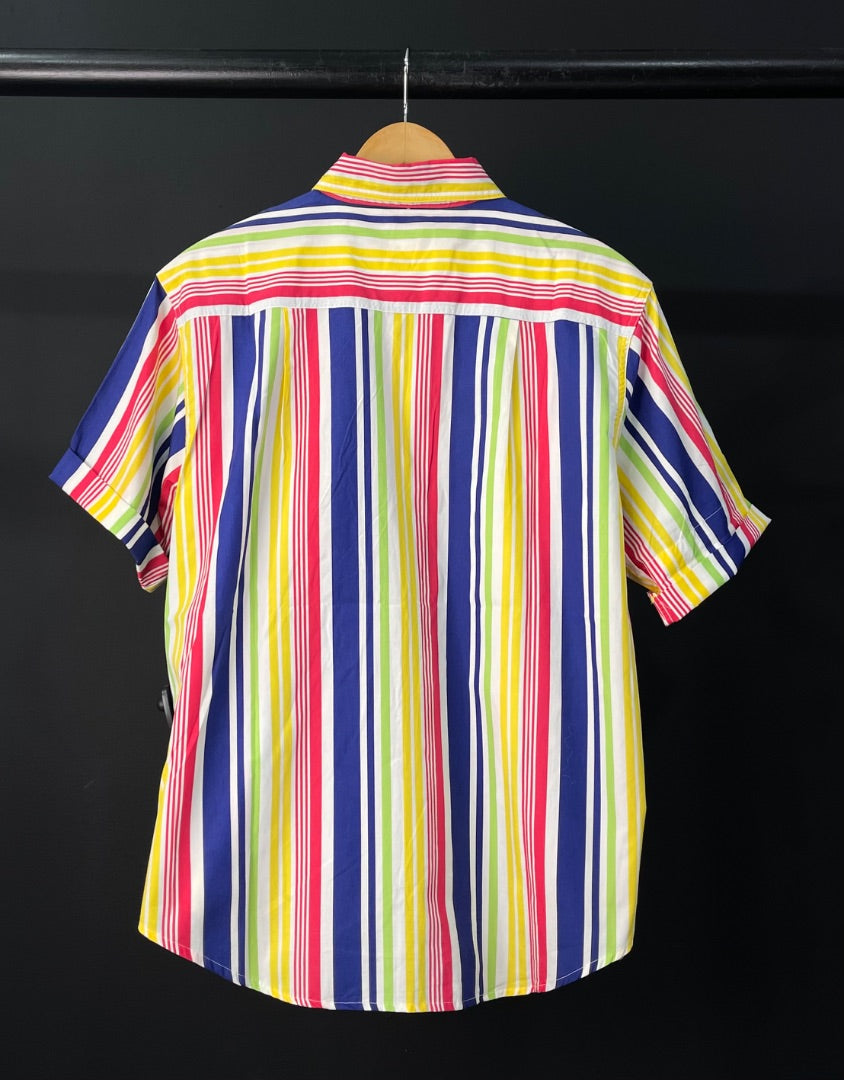 EXPRESS Camisa Manga Corta Varios Rayado Talle S