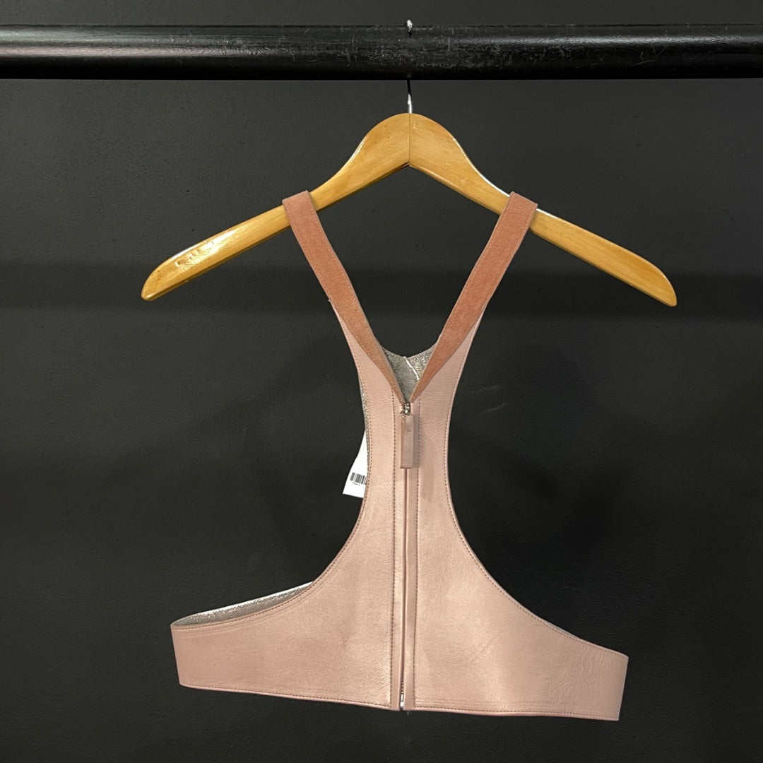 SIN MARCA Chaleco Corto Rosa Talle S
