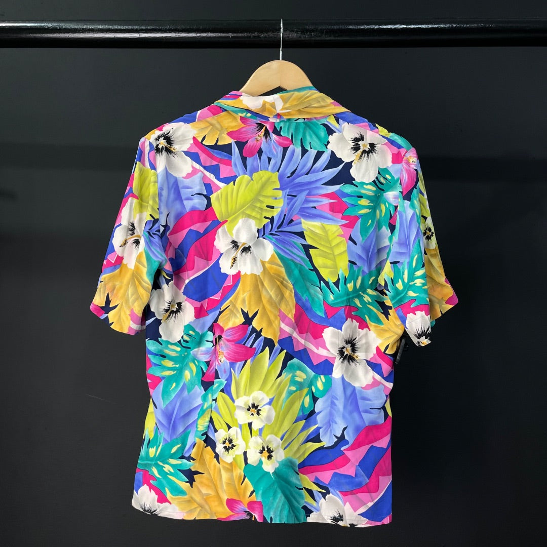 SIN MARCA Camisa Manga Corta Varios Floral Talle 6