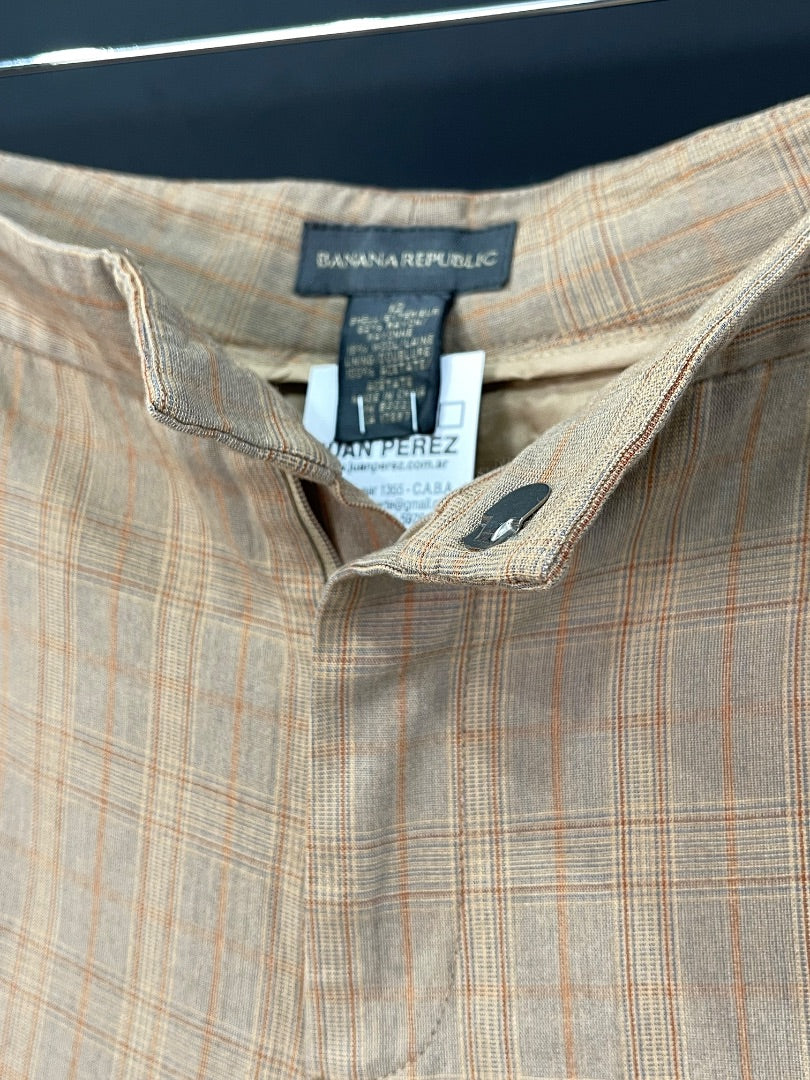 BANANA REPUBLIC Pantalon Varios Cuadrille Talle 12