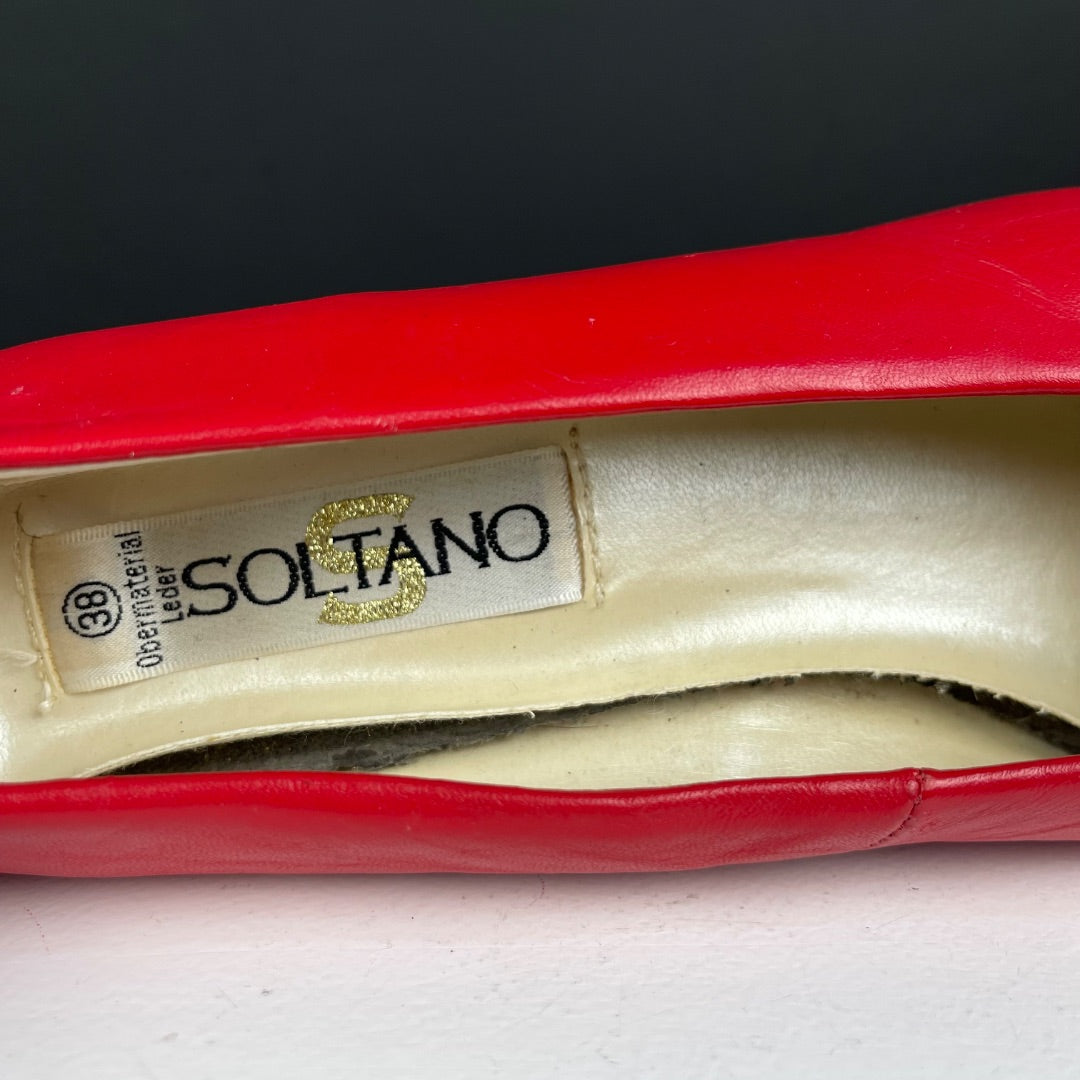 SOLTANO Zapatos Rojo Talle 37