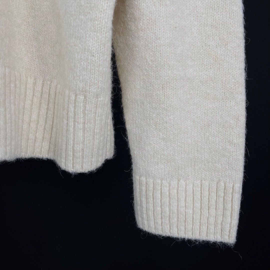 STRADIVARIUS Sweater Blanco Talle S