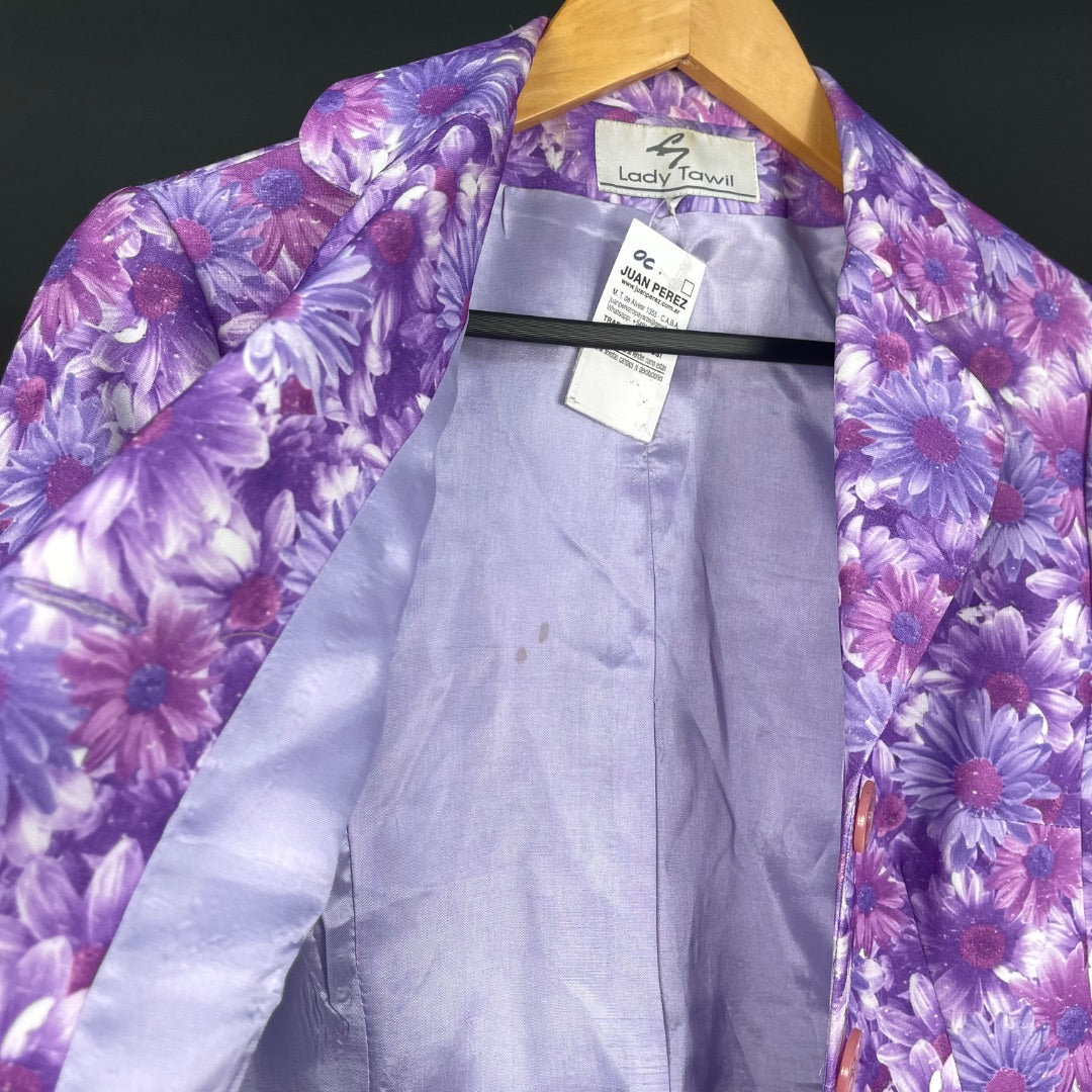 LADY TAWIL Saco Violeta Talle 42