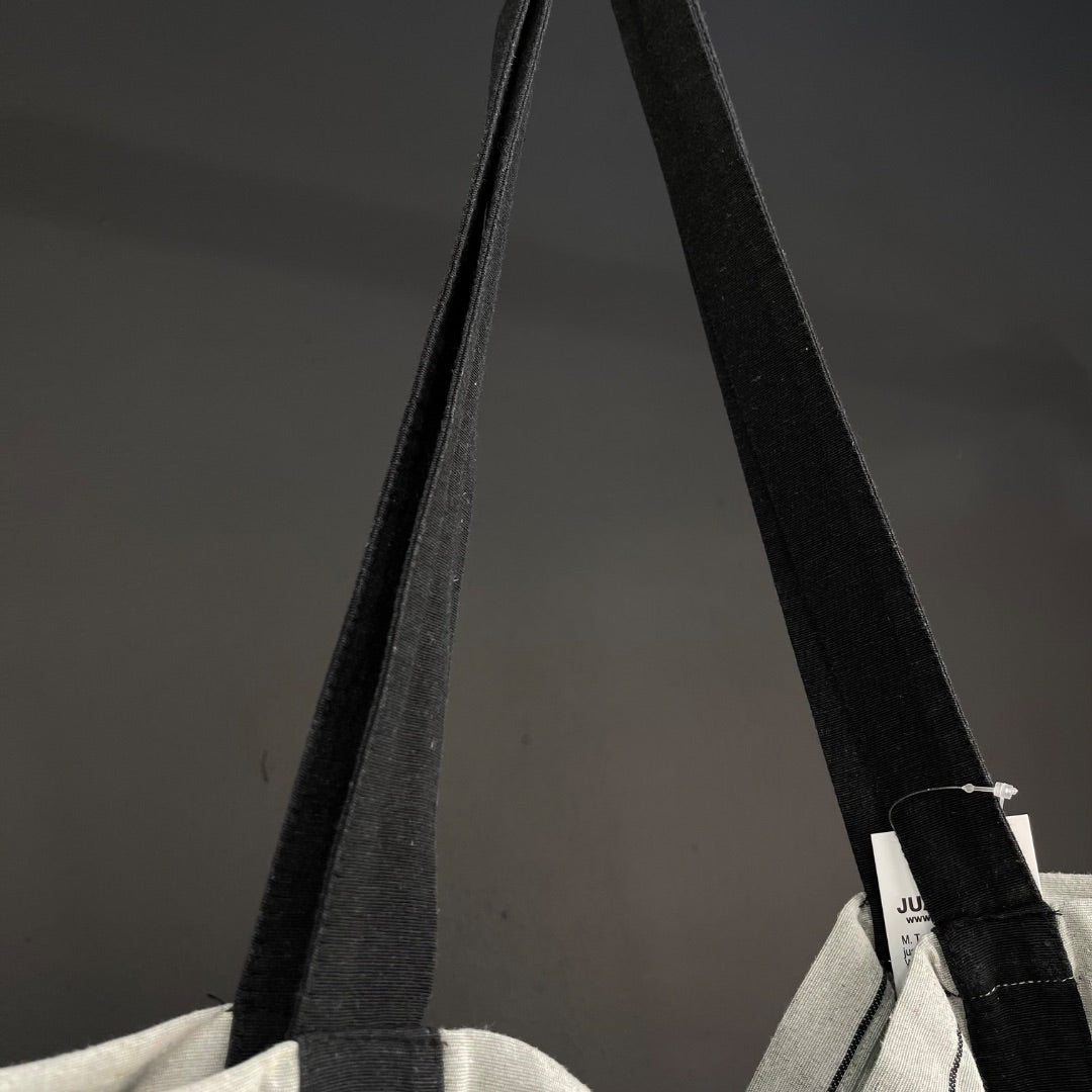 ZARA Bolsa Varios Gris y Negro Talle Unico
