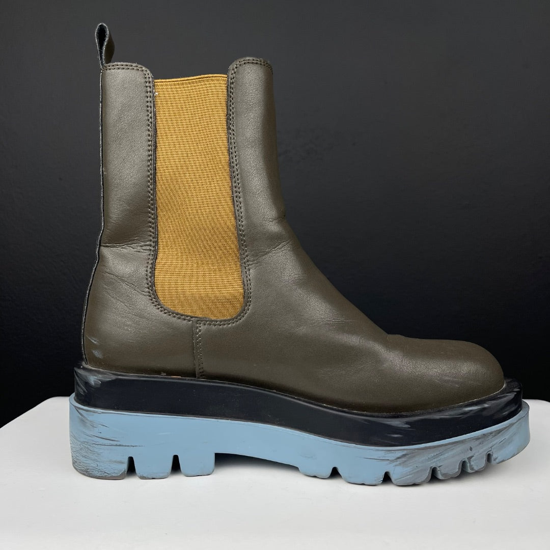 MISHKA Bota Corta Verde Talle 35