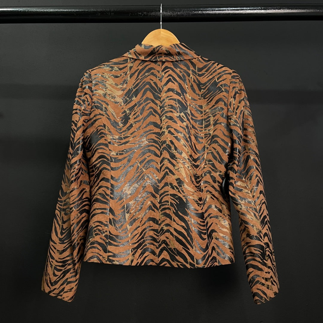 SENSO Saco Varios Animal Print Talle 42