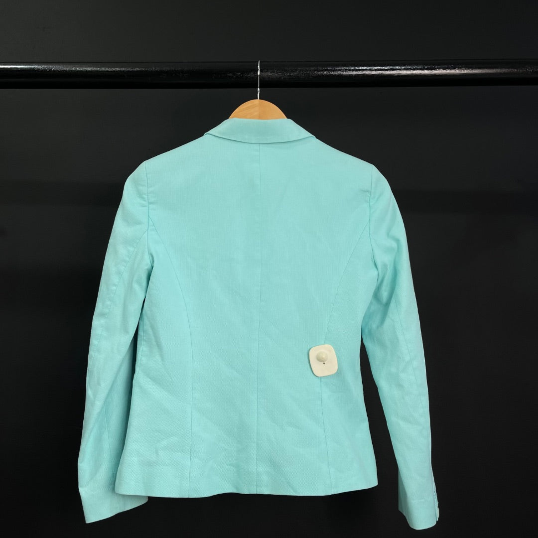 ZARA Saco Turquesa Talle M