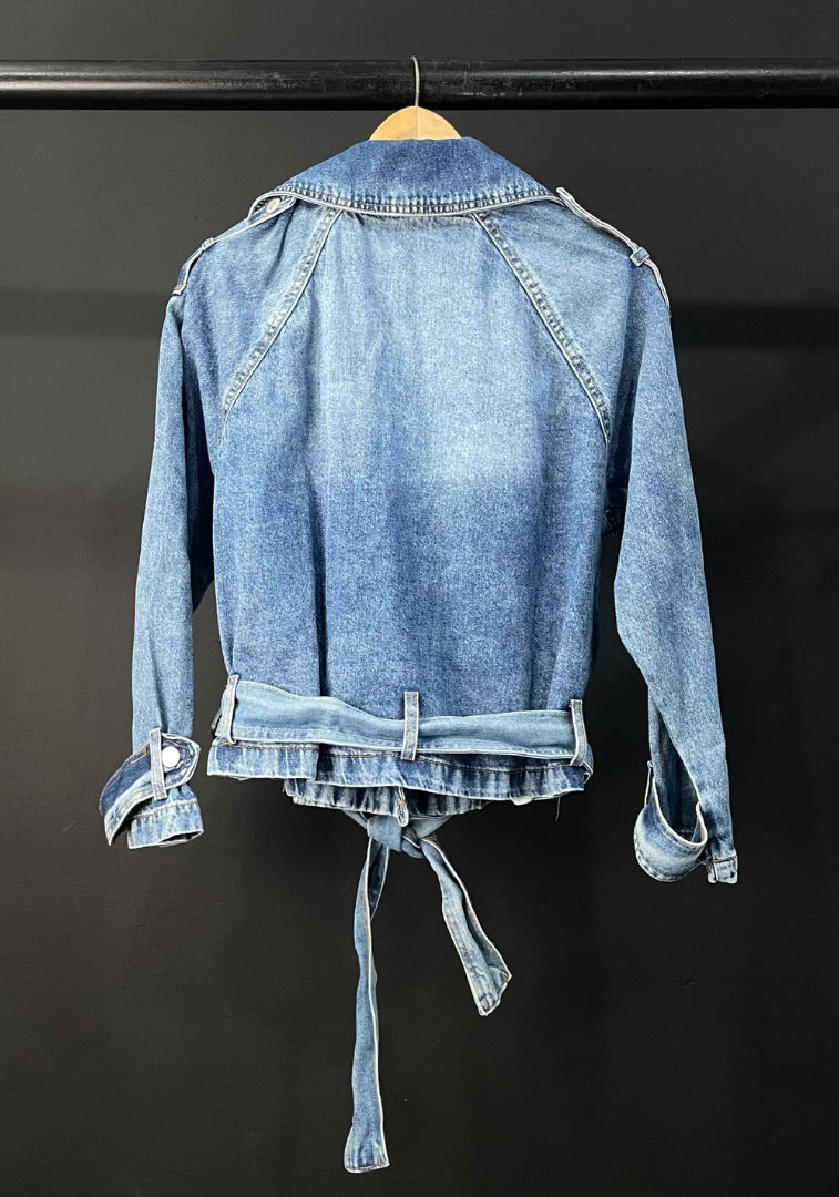 BLUE STEEL Campera Celeste Talle M