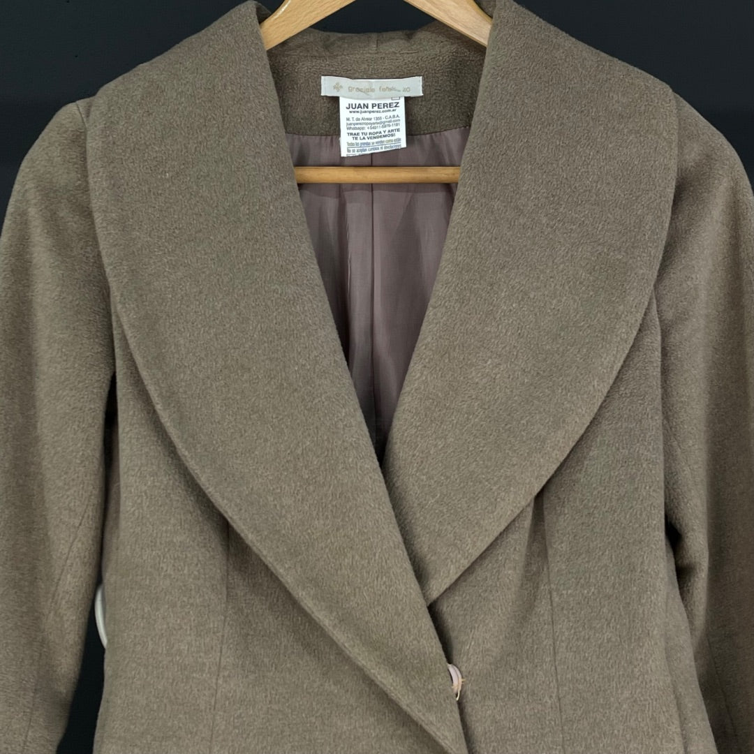 GRACIELA FALAK Saco Marron Talle 40