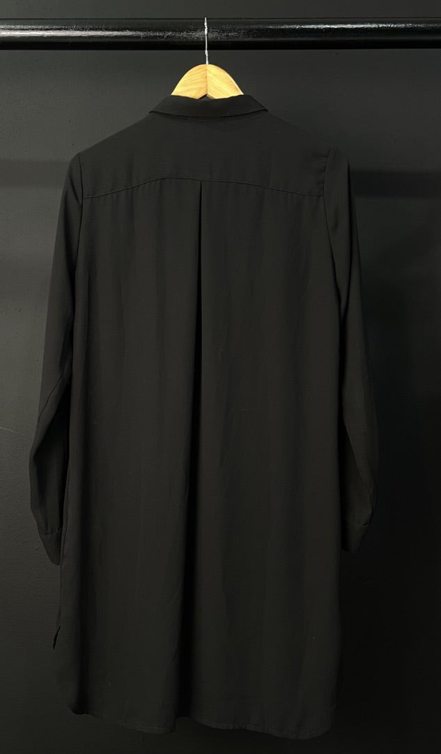 JAZMIN CHEBAR Camisaco Negro Talle S