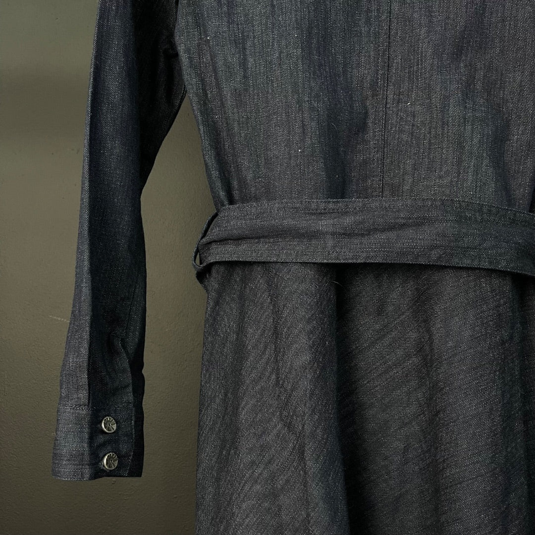 LEVIS Vestido Manga Larga Azul Talle S