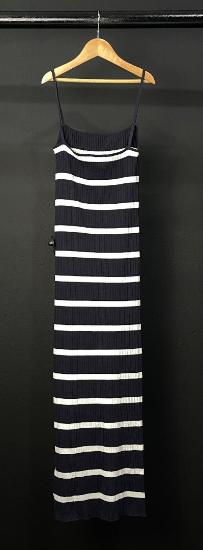 ZARA Vestido Sin Manga Vsbm Varios Rayado Talle S
