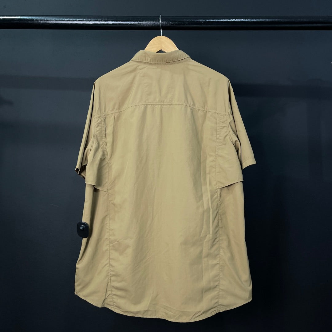 COLUMBIA Camisa Manga Corta Marron Talle XL