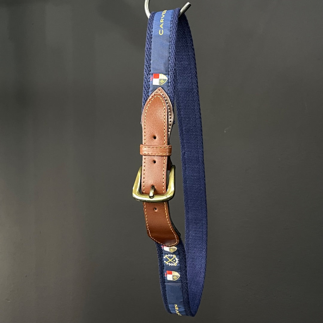 CARVEN Cinturon Faja Azul Talle Unico