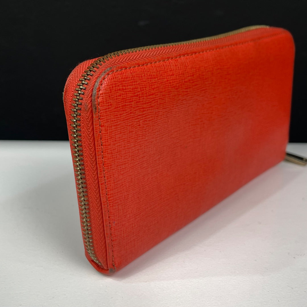 FURLA Billetera Color Naranja Talle Unico