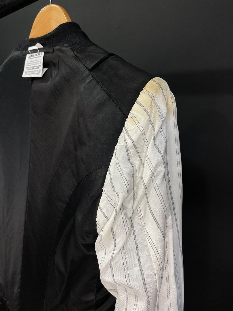 SIN MARCA Saco Jaquet Gris Talle S