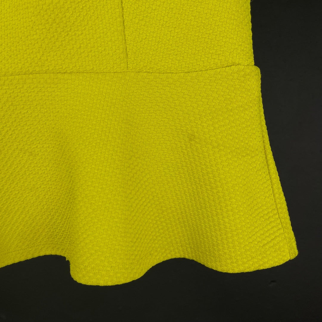 ANN TAYLOR Top Sin Mangas Verde Talle M