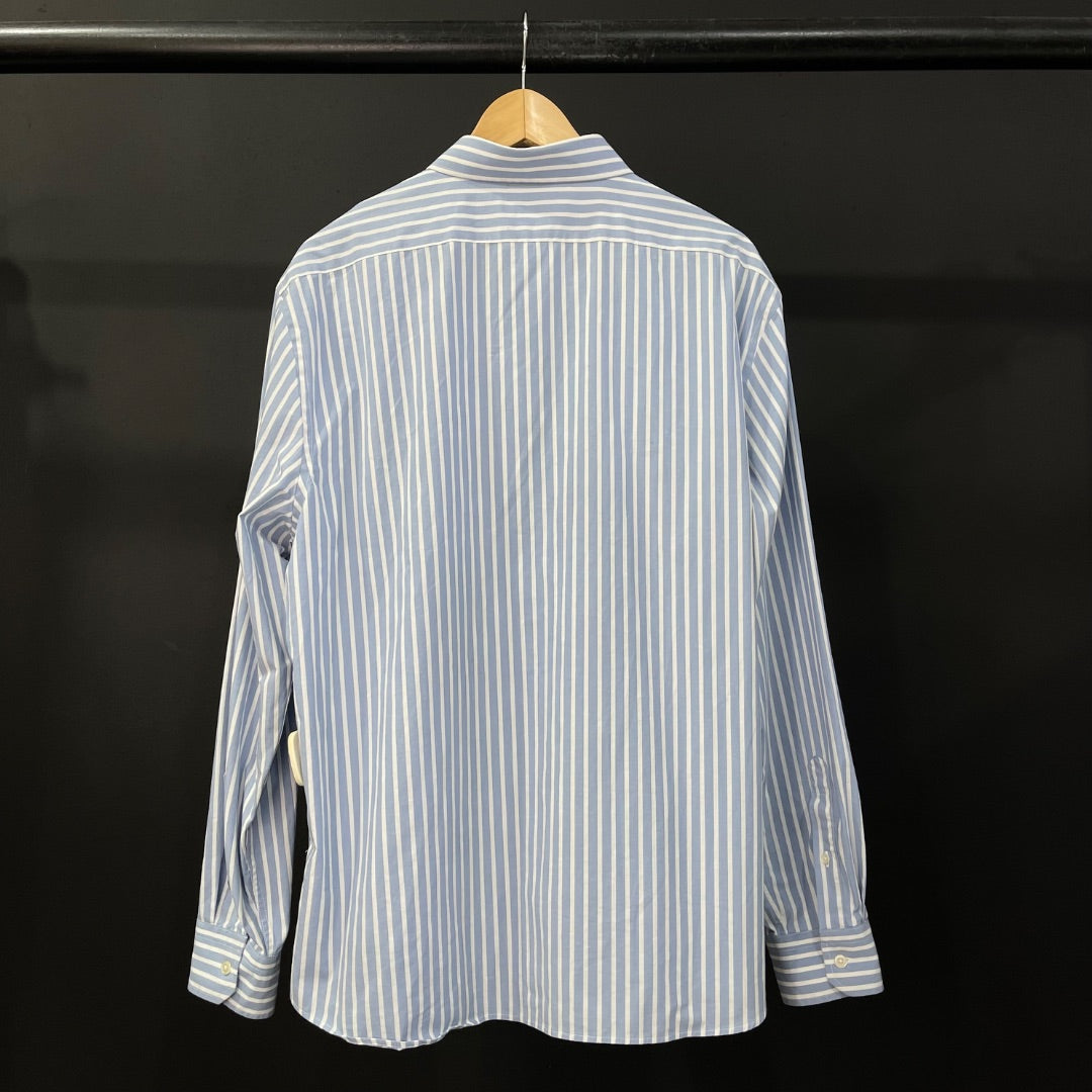 BANANA REPUBLIC Camisa Manga Larga Varios Rayado Talle XL