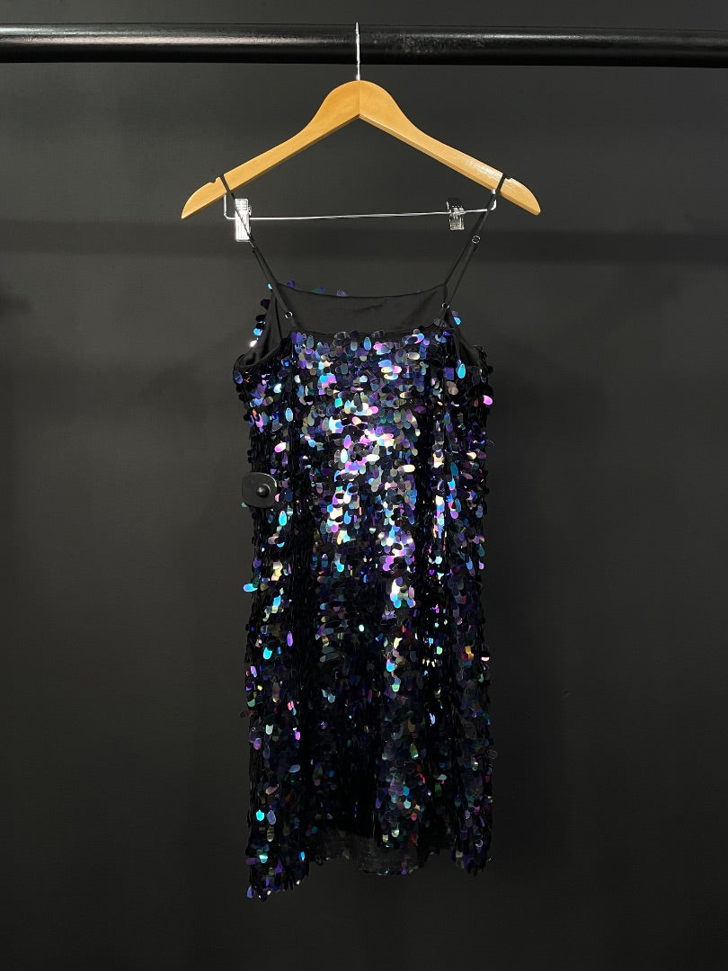 FOREVER Vestido Sin Manga Varios Tornasol Talle S