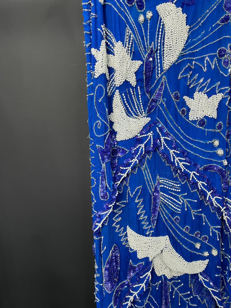 Vestido Sin Manga SIN MARCA Azul Talle S