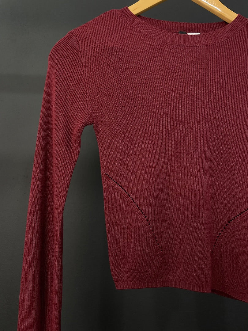 H&M Sweater Bordeaux Talle XS