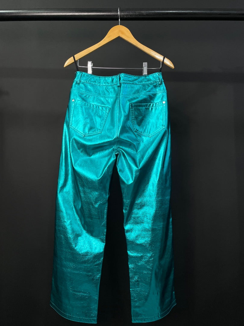 INDIAN Pantalon Azul Talle 40