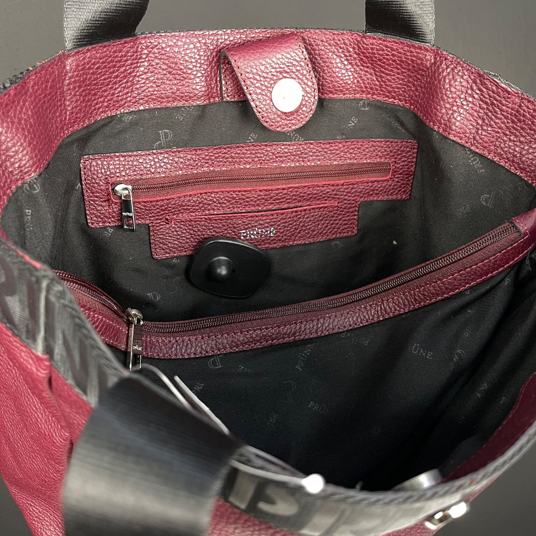 PRUNE Cartera Bordeaux Talle Unico