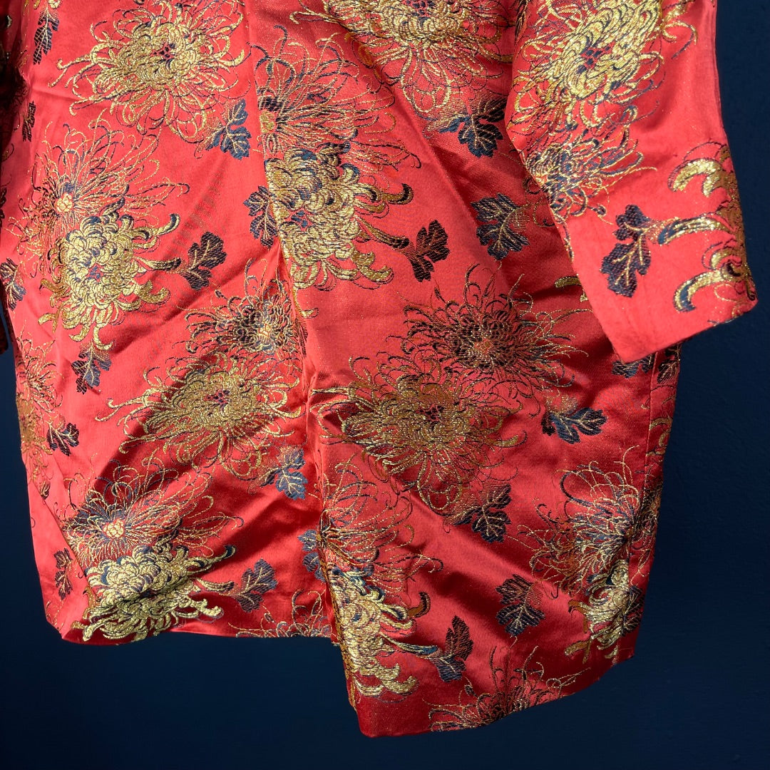 SIN MARCA Kimono Corto Rojo Talle L