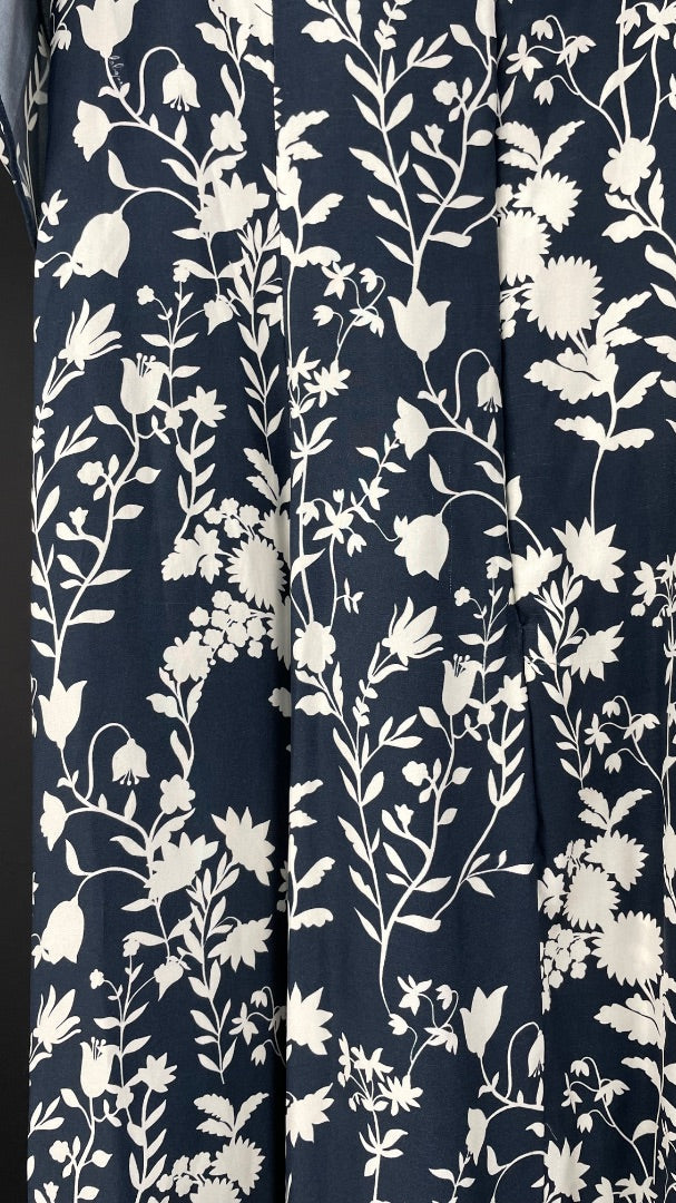 SIN MARCA Vestido Manga Corta Varios Floral Talle S