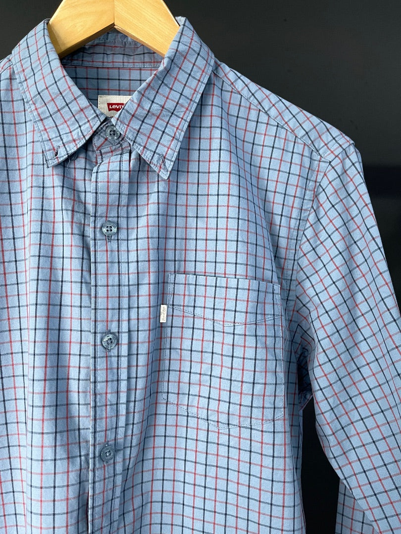 LEVIS Camisa Varios Cuadros Azules Talle S