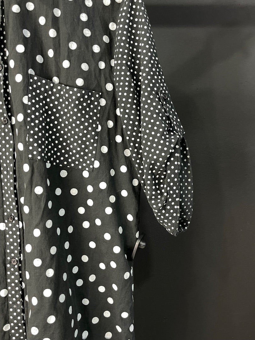 K-Lipso Camisa Manga Corta Varios Lunares Talle M
