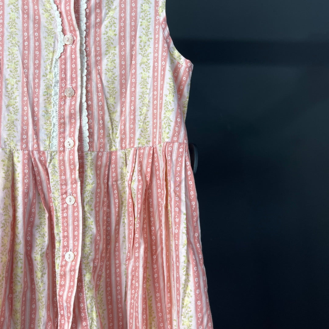 LAURA ASHLEY Vestido Sin Manga Varios Estampado Talle 5