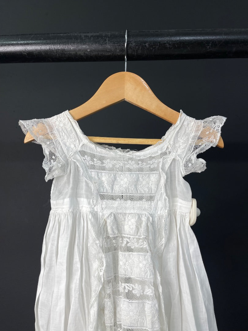 SIN MARCA Vestido Sin Manga Blanco Talle 10