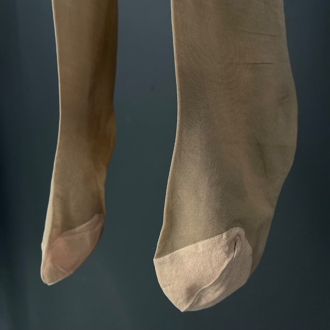 SIN MARCA Medias Con Bombacha Beige Talle 2