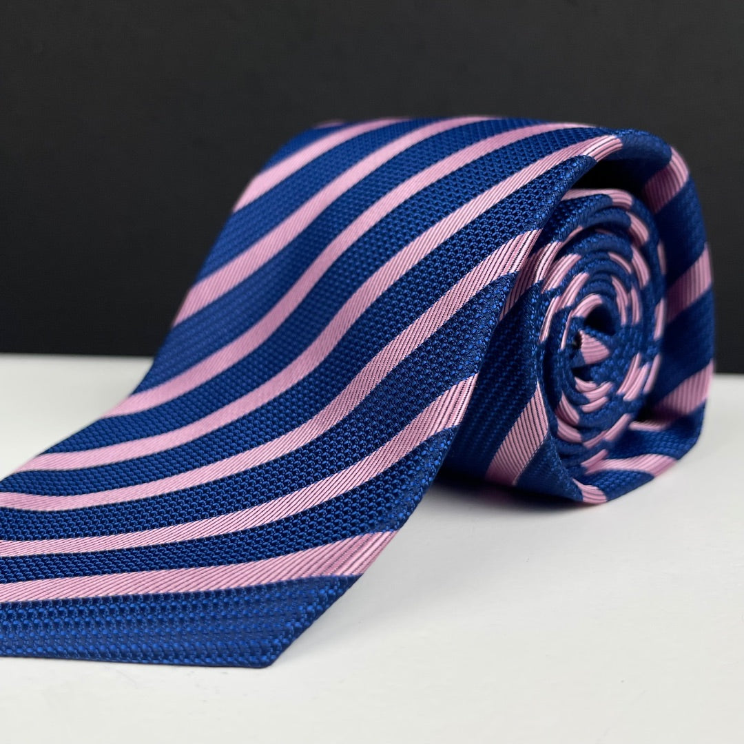 SAINT LAURENT Corbata Varios Rayado Talle Unico