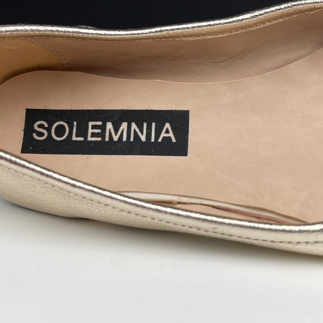 SOLEMNIA Ballerina Dorado Talle 39
