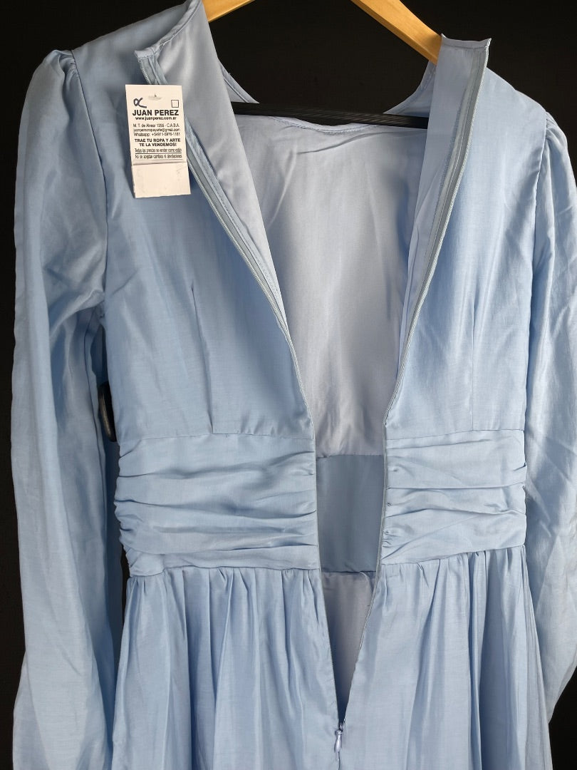 SIN MARCA Vestido Celeste Talle 2
