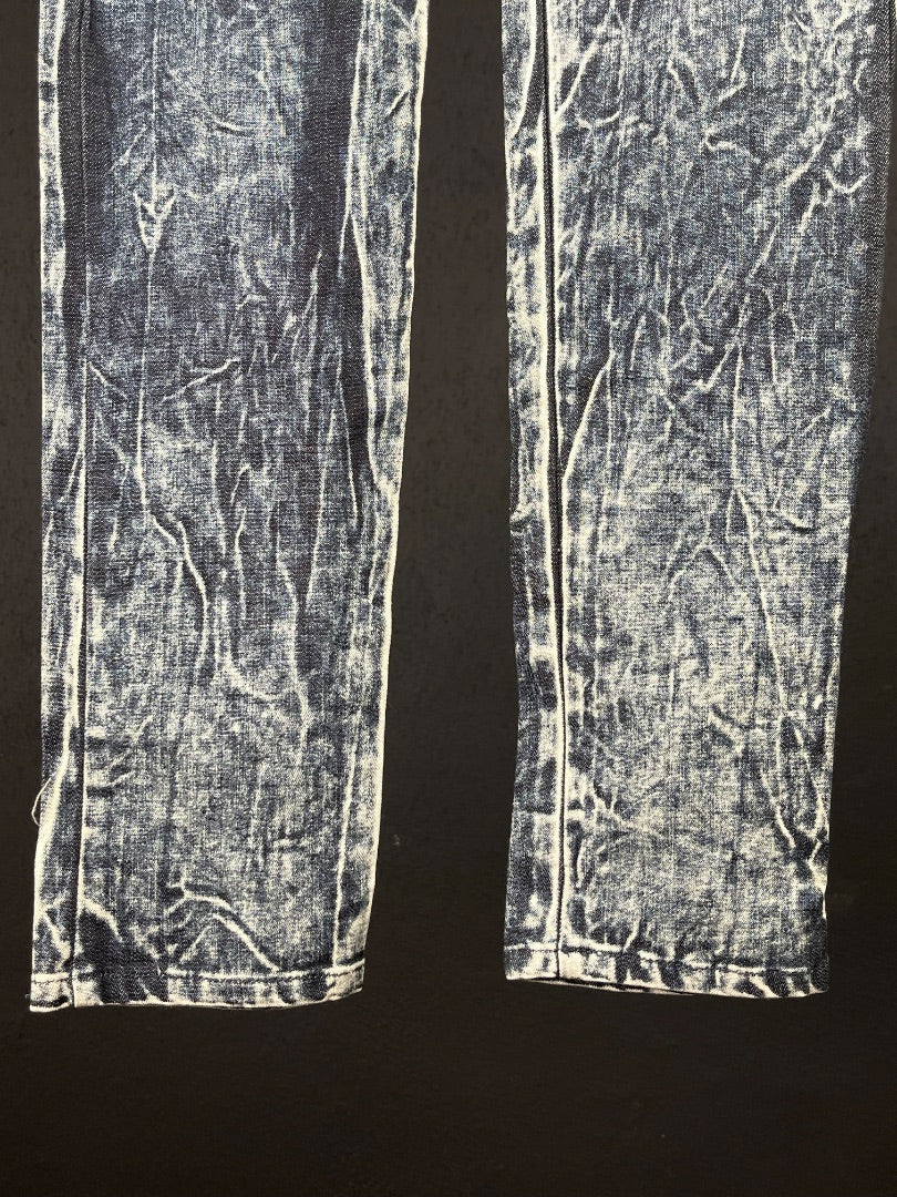 FOREVER Pantalon Color Azul Talle S