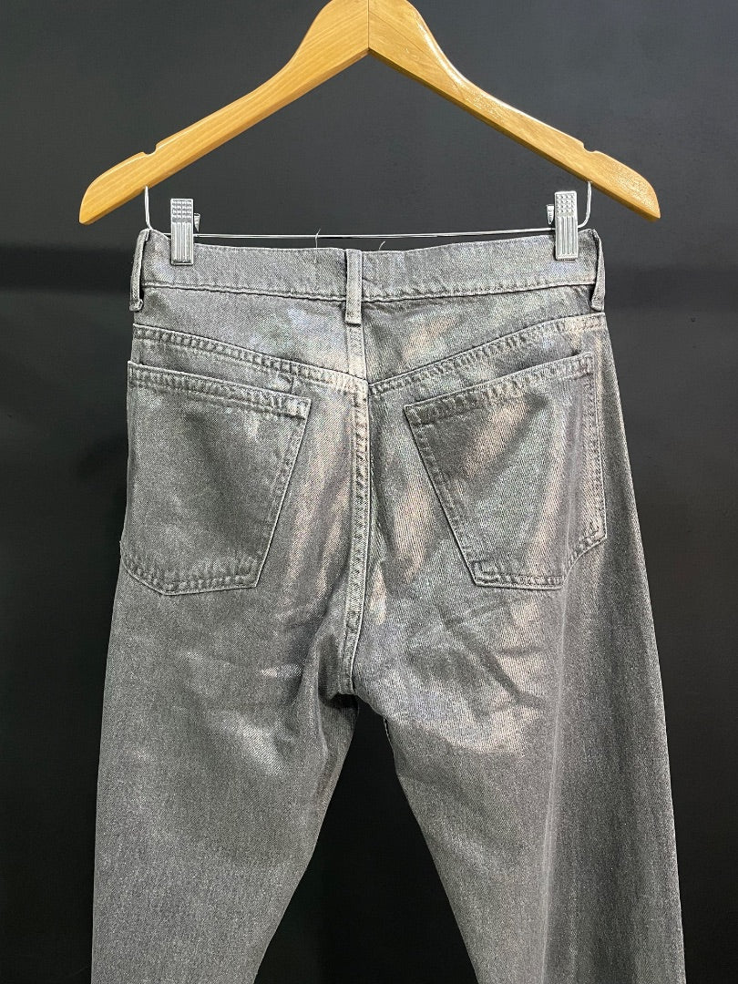 ZARA Pantalon Jean Gris Talle 36