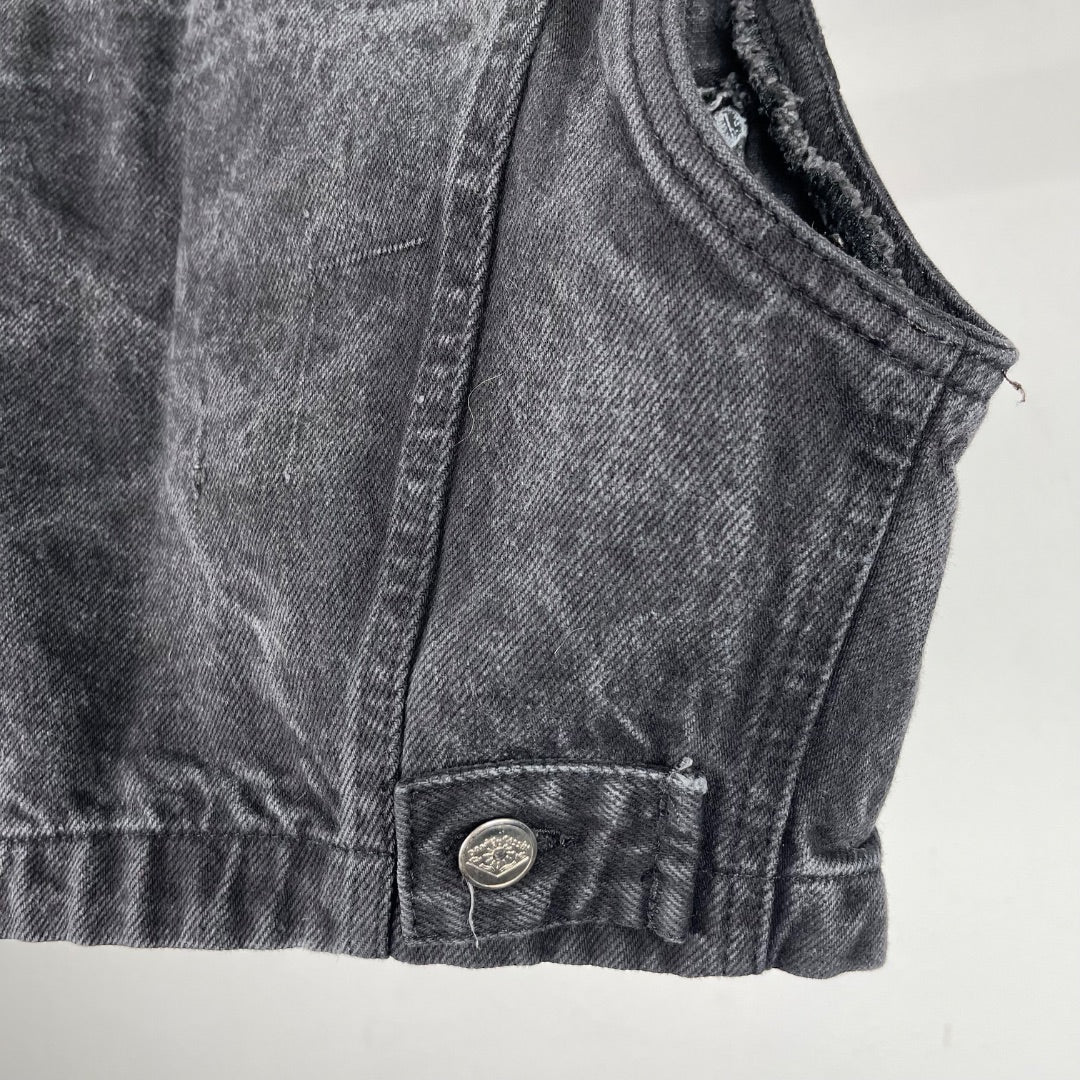 DANIEL CASSIN Chaleco Corto Negro Talle S