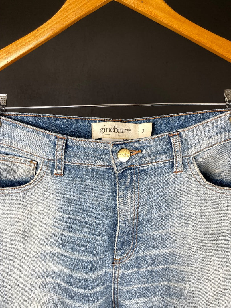 GINEBRA Pantalon Jean Celeste Talle 3