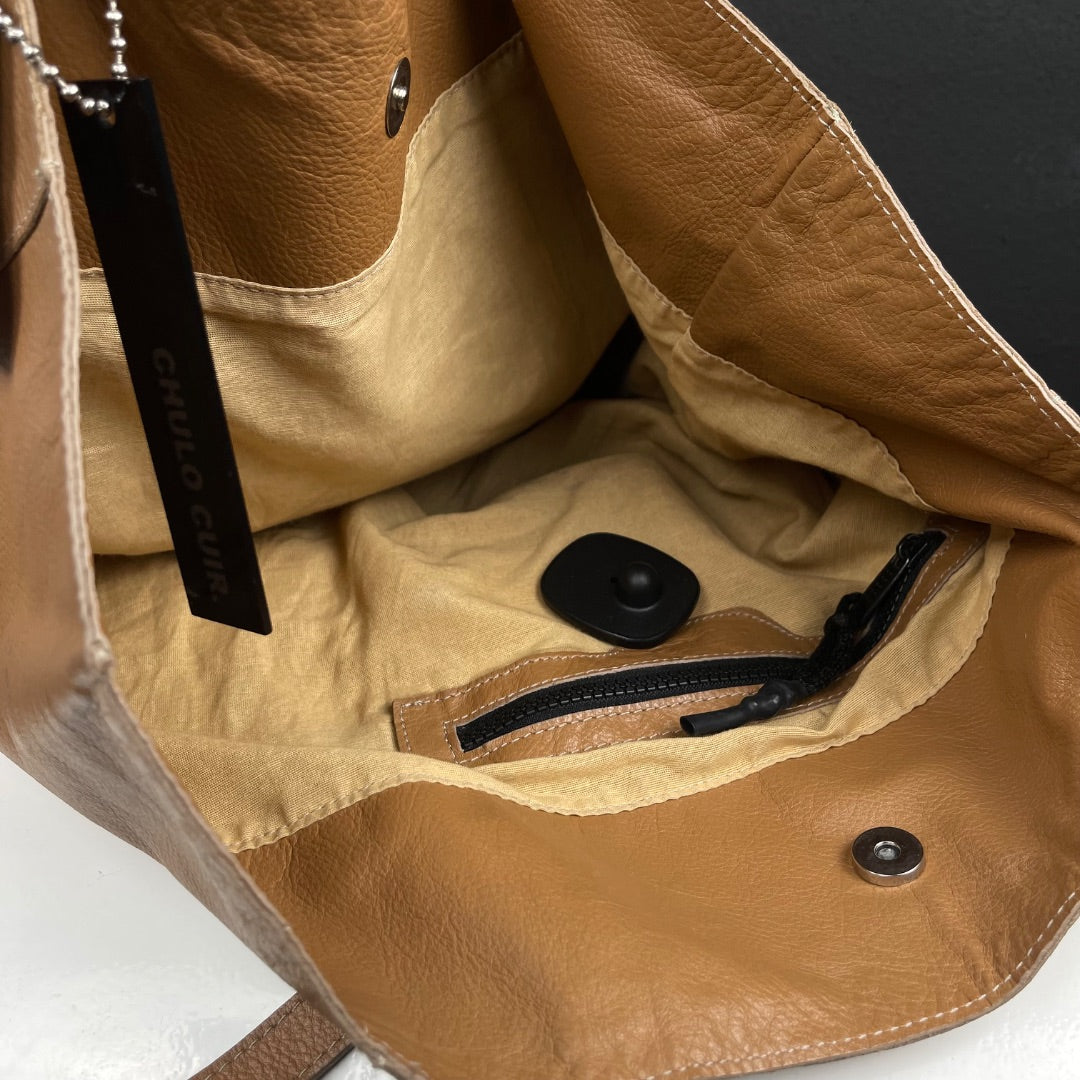 CHULO CUIR. Cartera MARRON Talle Unico