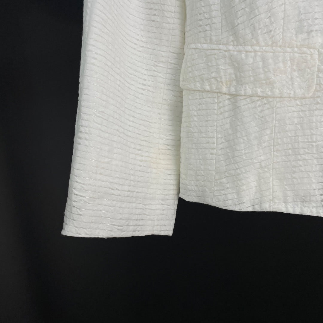 NINE WEST Saco Blanco Talle 8