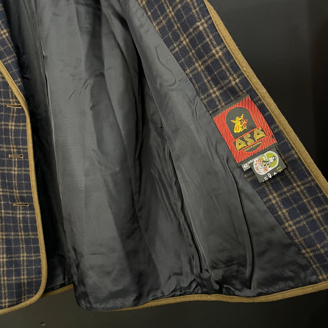SIN MARCA Saco Varios Cuadros Talle 42