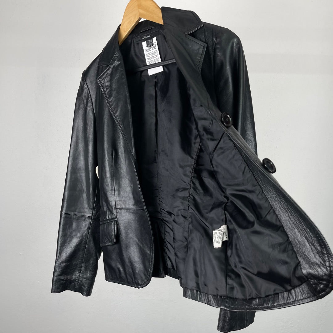 ZARA Campera Negro Talle M