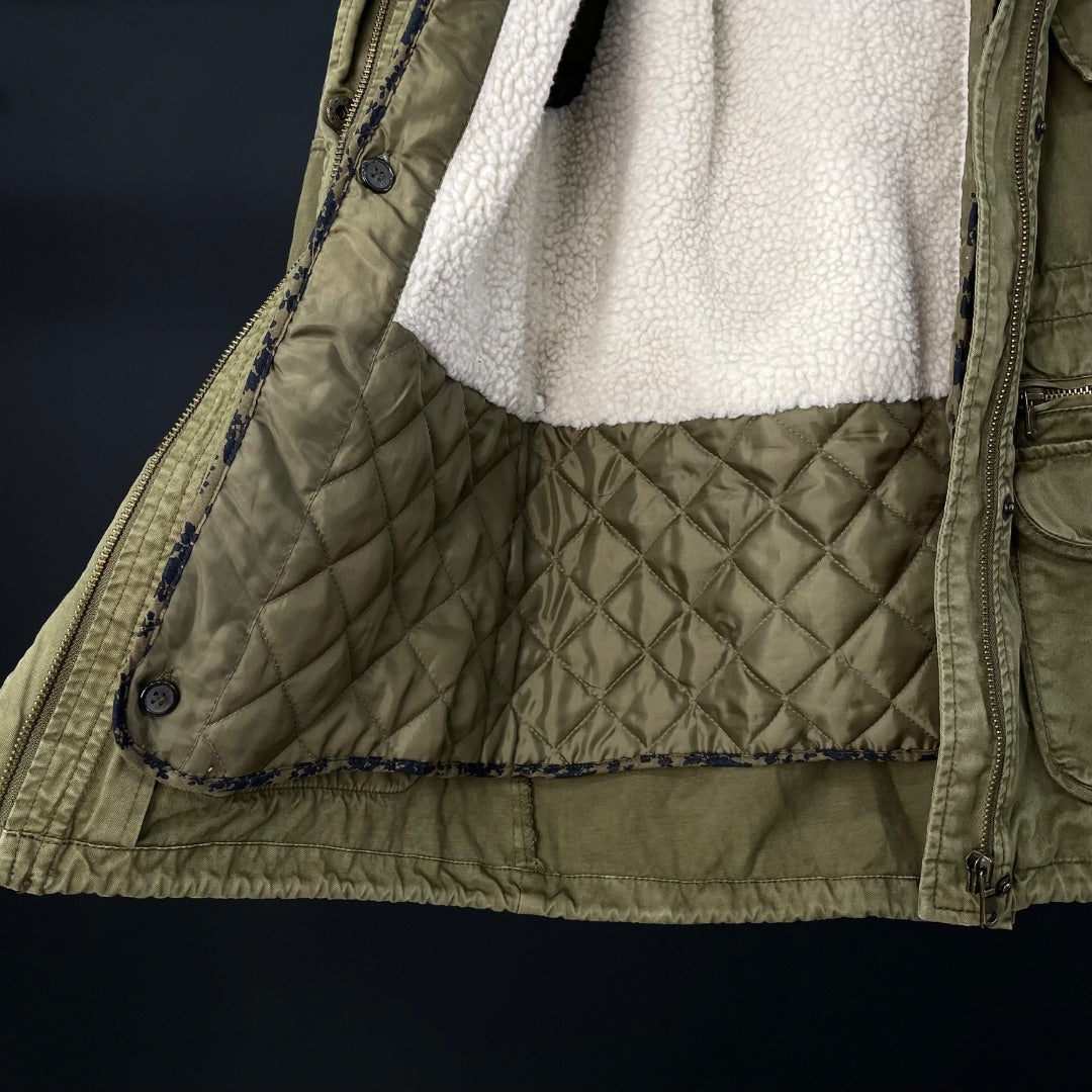 ZARA Campera Verde Talle 10