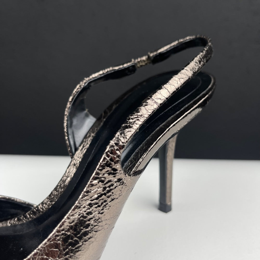 ZARA Zapatos Peltre Talle 37