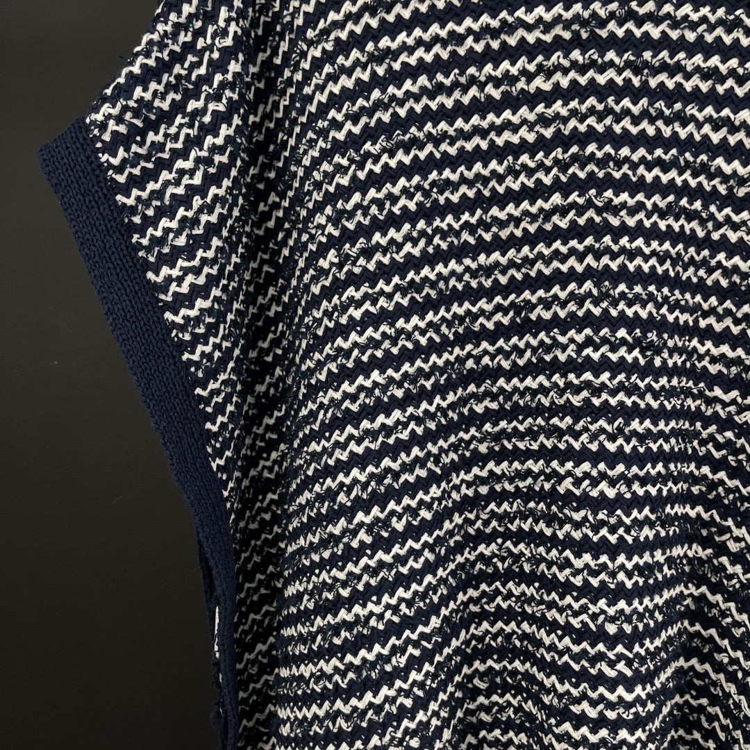 PURIFICACION GARCIA Sweater Abierto Varios Rayado Talle S