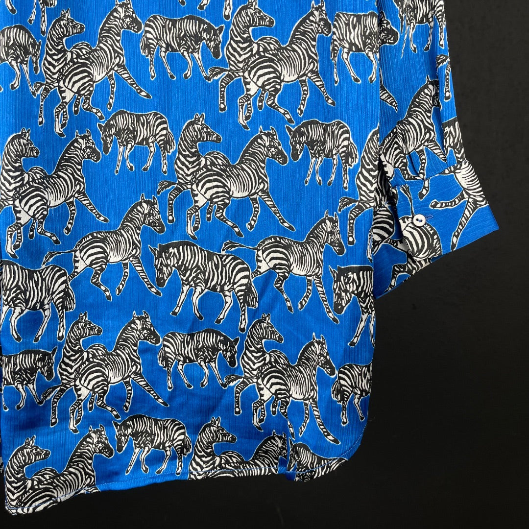 ZARA Camisa Manga Larga Varios Estampado Talle L