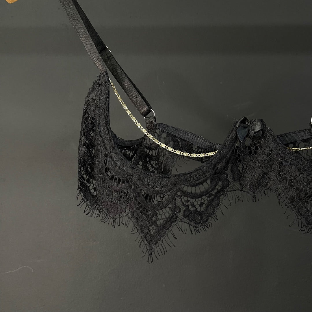 SIN MARCA Corpiño Negro Talle M